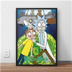 Quadro Decorativo Rick And Morty - Olha!