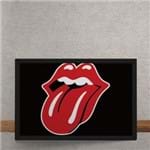 Quadro Decorativo Rolling Stones Boca 25x35