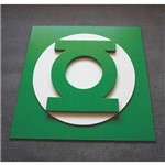 Quadro Decorativo SuperHerói Lanterna Verde Recorte Mdf 6 Mm