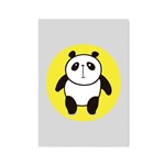 Quadro Decorativo Tipo Placa Panda em Pé - 46x32,5cm