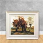Quadro Decorativo Van Gogh - Autum Landscape With Four Trees Autum Landscape With Four Trees 40x50 Branca