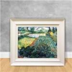 Quadro Decorativo Van Gogh - Field With Field With Poppies 40x50 Branca