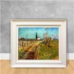 Quadro Decorativo Van Gogh - Path Throug a Field With Willows Path Throug a Field With Willows 40x50 Branca