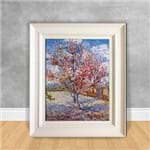Quadro Decorativo Van Gogh - Peach Tree In Bloom Peach Tree In Bloom In Memory Of Mauve 40x50 Branca