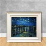 Quadro Decorativo Van Gogh - Starry Night Over The Rhone Starry Night Over The Rhone 40x50 Branca
