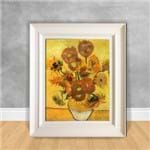 Quadro Decorativo Van Gogh - Still Life Vase With Fifteen Still Life Vase With Fifteen Sunflowers 40x50 Branca