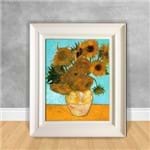 Quadro Decorativo Van Gogh - Still Life Vase With Twelve Still Life Vase With Twelve Sunflowers 40x50 Branca