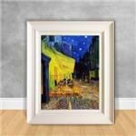 Quadro Decorativo Van Gogh - Terrasse Des Cafes Terrasse Des Cafés 40x50 Branca