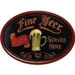 Quadro Fine Beer Always Served Here 40x54x3cm - Oldway