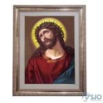 Quadro - Jesus com Coroa de Espinhos- 52 Cm X 42 Cm | SJO Artigos Religiosos