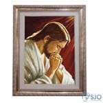 Quadro - Jesus Orando - 52 Cm X 42 Cm | SJO Artigos Religiosos