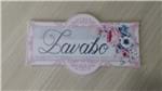 Quadro Lavabo Floral Rosa 15,5x27,5 P16710