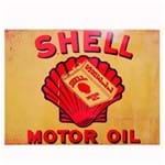 Quadro Metal Shell Motor Oil