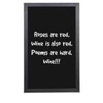 Quadro Porta Rolhas de Vinho, Rosas e Poema