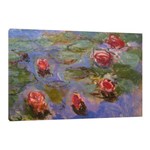 Quadro Reprodução Canvas - Monet Water Lilies 65x45cm