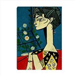 Quadro Reprodução Picasso Jacqueline com Flor 95x63cm