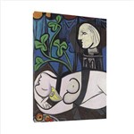 Quadro Reprodução Picasso Nu Folhas e Busto 95x63cm