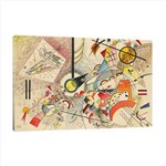 Quadro Reprodução Pintores Canvas - Kandinsky Círculos 45x65cm