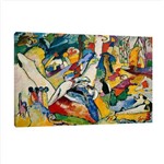 Quadro Reprodução Pintores - Kandinsky Composição 65x45cm