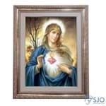 Quadro - Sagrado Coração de Maria - Modelo 1 - 52 Cm X 42 Cm | SJO Artigos Religiosos