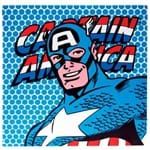 Quadro Tela com Led Marvel Capitão América