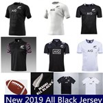 Qualidade Superior 2019 All Blacks Nrl Camisas da Liga de Rugby 2019 Casa Fora 2018/2019 Nova Zelandia Todos os Negros Tamanho S-3xl