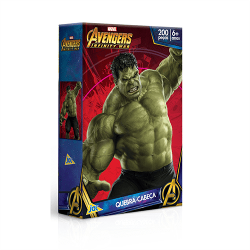 Quebra-cabeça 200 Peças Vingadores Hulk