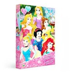 Quebra-Cabeça 100 Peças Metalizado - Princesa Disney - Toyster