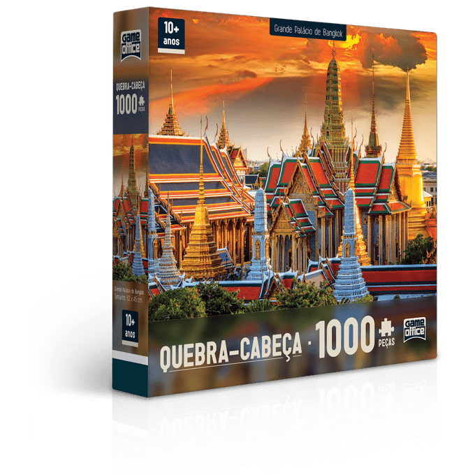 Quebra-Cabeça 1000 Peças - Grande Palácio de Bangkok - TOYSTER