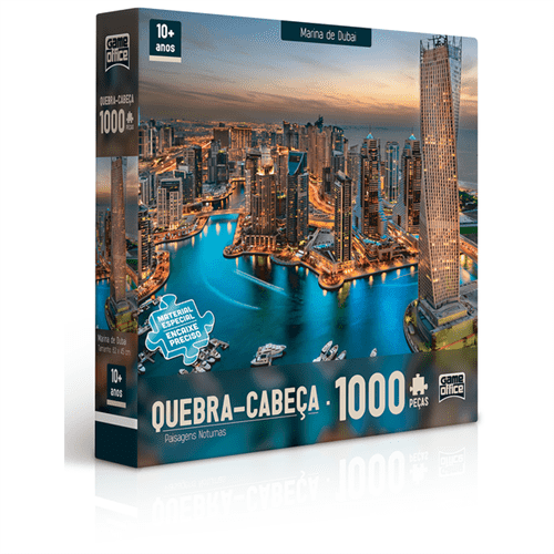 Quebra-cabeça 1000 Peças - Marina de Dubai