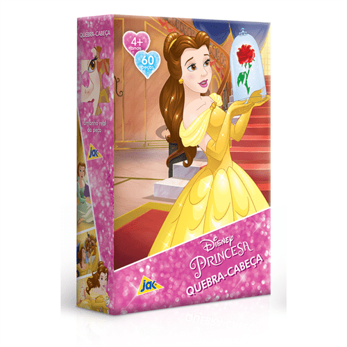 Quebra-cabeça 60 Peças Princesas Disney Bela