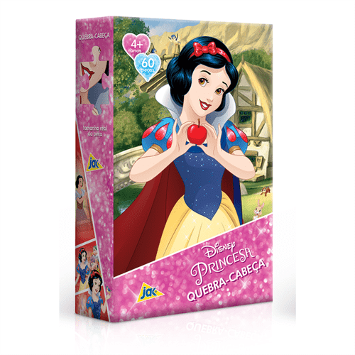 Quebra-cabeça 60 Peças Princesas Disney Branca de Neve