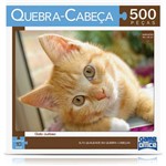 Quebra-cabeça - Animais - Gato Curioso - 500 Peças - Toyster