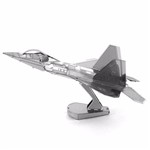 Quebra-cabeça Modelo 3d Caça F-22 Raptor em Aço