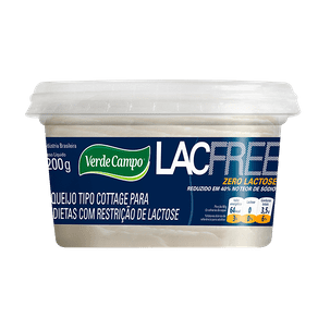 Queijo Cottage LacFree Zero Lactose 200g