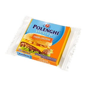 Queijo Processado Polenghi Sandwich-In Cheddar 144g