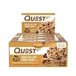 Quest Bar Caixa com 12 Unidades de 60g - Quest Nutrition Quest Bar Caixa com 12 Unidades de 60g Choco Chip Cookie Dough - Quest Nutrition