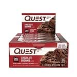 Quest Bar Caixa com 12 Unidades de 60g - Quest Nutrition Quest Bar Caixa com 12 Unidades de 60g Chocolate Brownie - Quest Nutrition