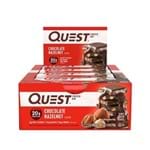 Quest Bar Caixa com 12 Unidades de 60g - Quest Nutrition Quest Bar Caixa com 12 Unidades de 60g Chocolate Hazelnut - Quest Nutrition