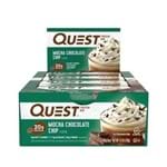 Quest Bar Caixa com 12 Unidades de 60g - Quest Nutrition Quest Bar Caixa com 12 Unidades de 60g Mocha Chocolate Chip - Quest Nutrition