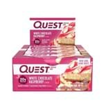 Quest Bar Caixa com 12 Unidades de 60g - Quest Nutrition Quest Bar Caixa com 12 Unidades de 60g White Chocolate Raspeberry - Quest Nutrition