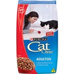 Ração Cat Chow Adultos Carne 3Kg - Nestlé Purina