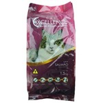 Ração Cat Excellence para Gatos Adultos - Salmão - 1,5 Kg