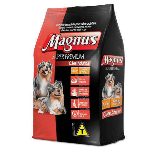 Ração Magnus Carne e Arroz para Cães Adultos 15kg