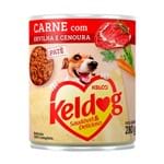Ração para Cães Keldog Carne com Ervilha e Cenoura Lata 280g