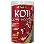 Ração para Carpas e Kinguios Tropical Koi Growth Color 350gr M Pellet