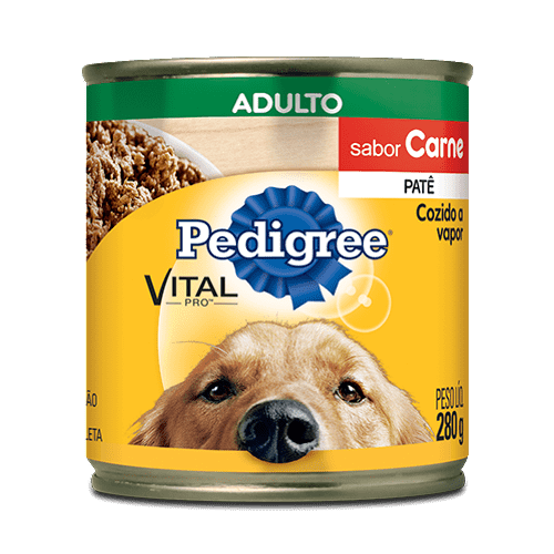 Ração Pedigree Vital Pro Patê de Carne Lata para Cães Adultos - 280g 280g