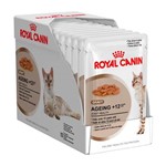 Ração Royal Canin Sachê Feline Ageing 12+ - 85g - Caixa 12 Unidades