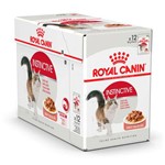 Ração Royal Canin Sachê Feline Instinctive para Gatos Adultos - 85g - Caixa 12 Unidades