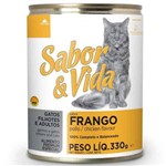 Ração Sabor e Vida em Lata para Gatos Frango - 290 Gr